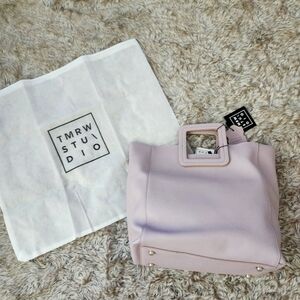 TMRW Studio Antonio Medium Tote‎ Lilac Pebbled Leather
